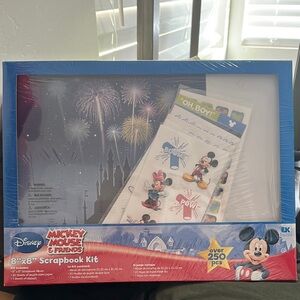 Disney Mickey Mouse & Friends Scrapbook Kit - Blue and Red
